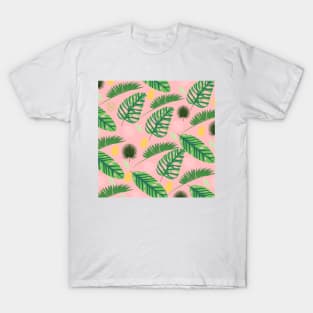 Palm Escapade_Pink T-Shirt